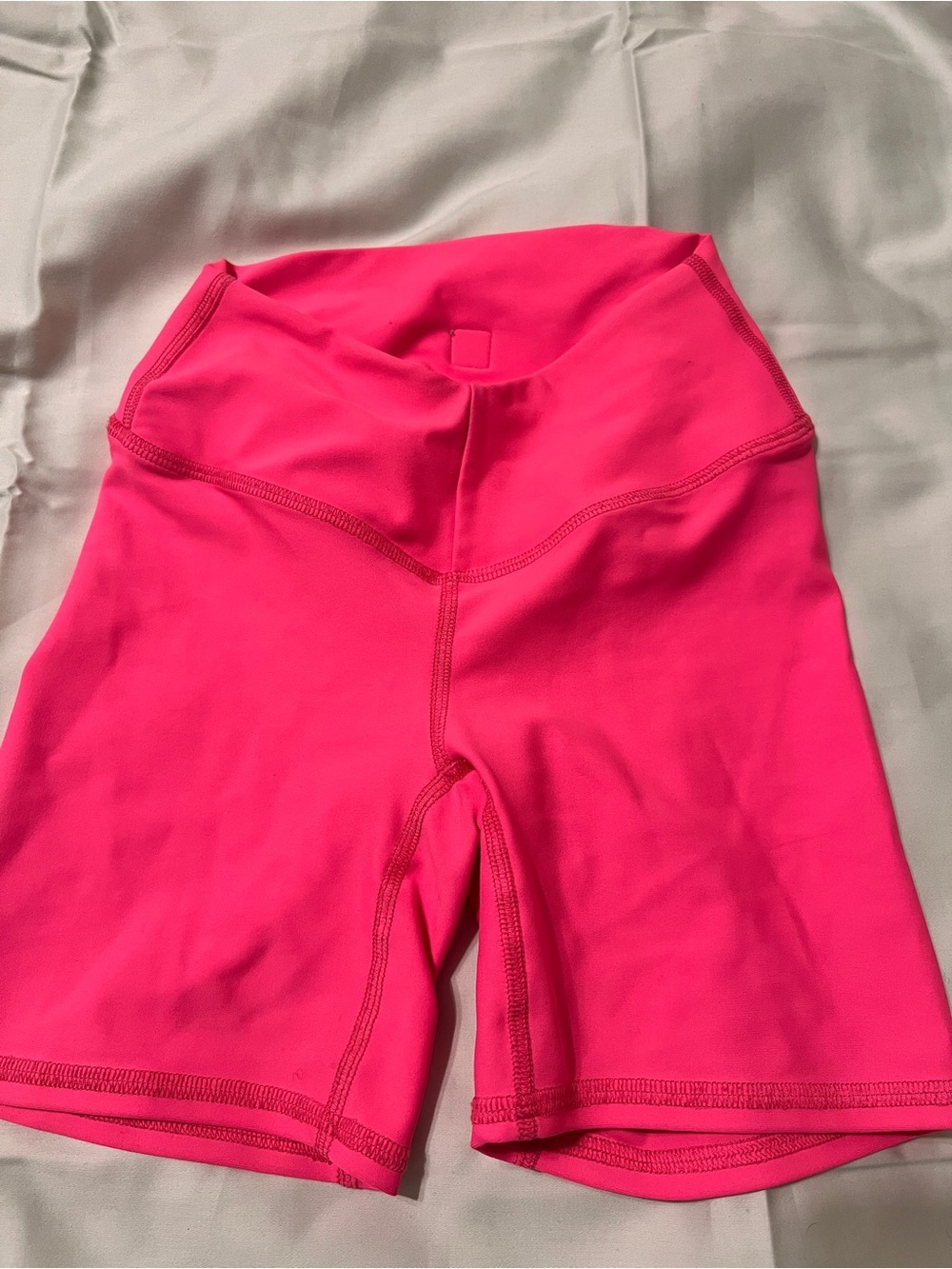 Five Dancewear Hot Pink High Rise Biker Shorts XS